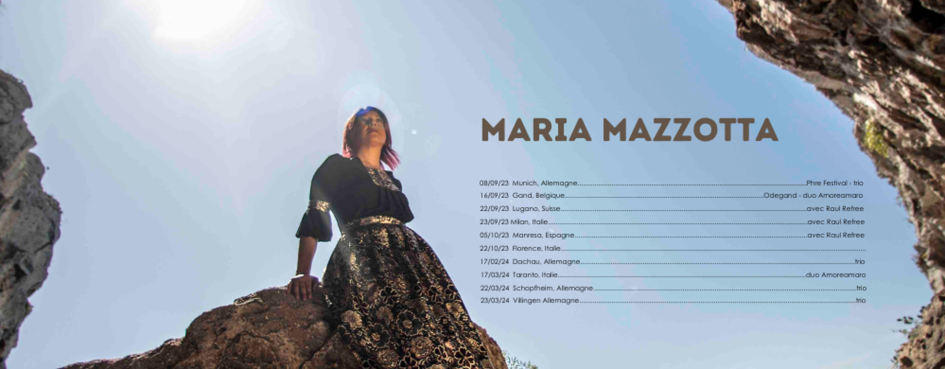 Maria Mazzotta on tour